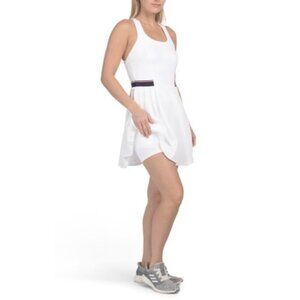 NWT G/FORE G4 Women’s Dress Tennis Golf Racerback Stretch Size Large White $225